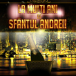 Felicitare electronica de la multi ani cu sampanie si artificii, cu ocazia zilei de Sf. Andrei.